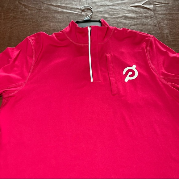 Peloton Venture Half Zip Pullover Sweater by Fourlaps Activewear Mens Medium - Picture 6 of 12